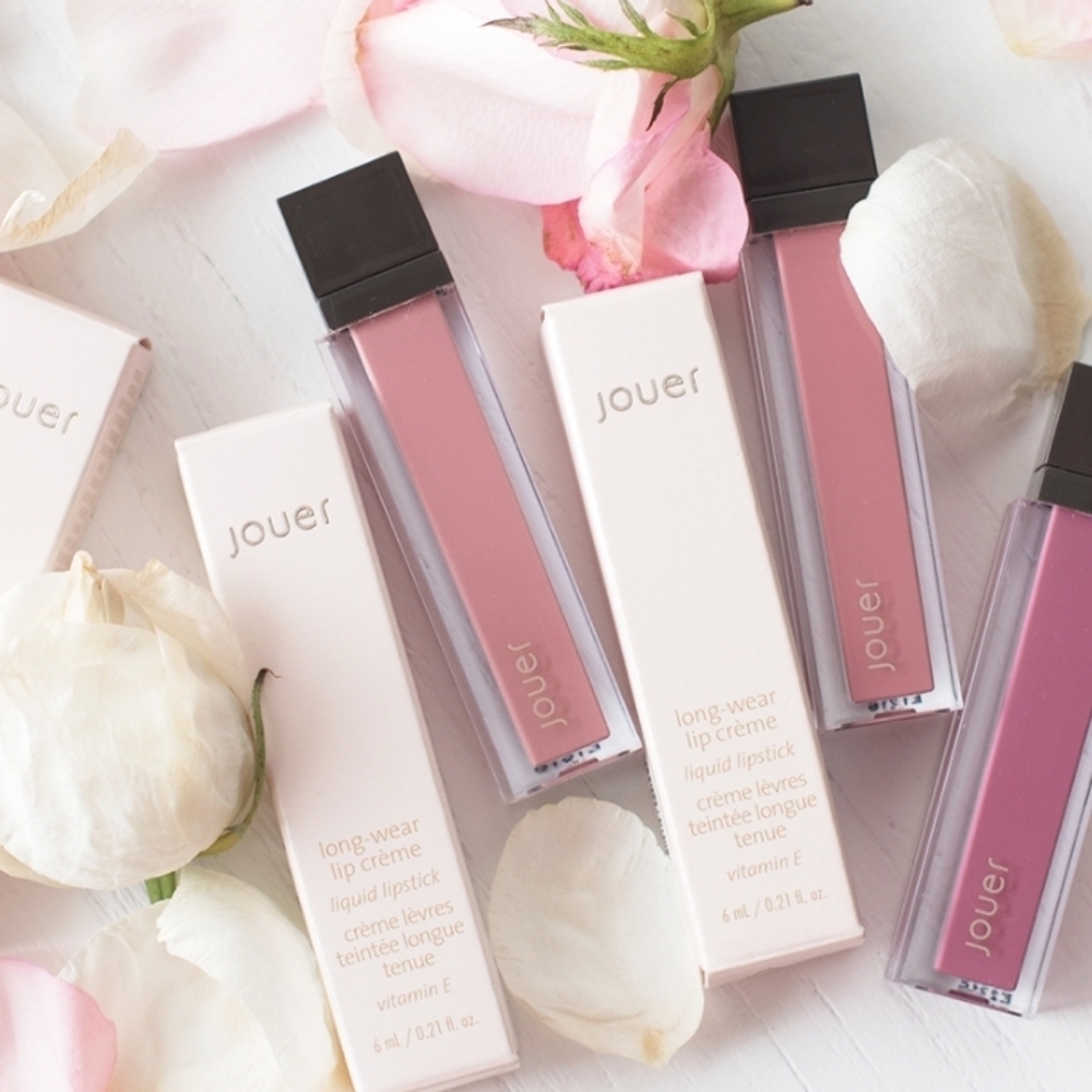 JOUER Long-Wear Lip Creme Liquid Lipstick in Tawny Rose| NIB | DISCONTINUED